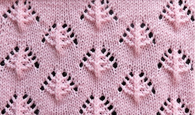 Small Pine Trees Knit Pattern