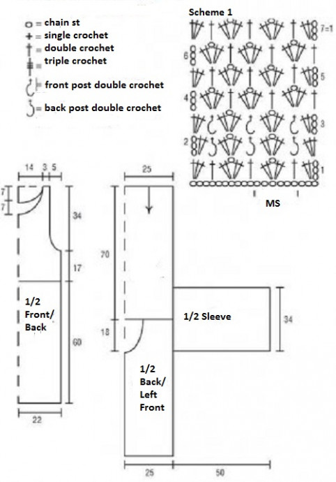 Complete Guide to Crocheting a Stylish Cardigan and Top with Relief Patterns in Mercerized Cotton Complete Guide to Crocheting a Stylish Cardigan and Top with Relief Patterns in Mercerized Cotton
