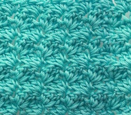 ​Crochet Fancy Stitch for Cowl