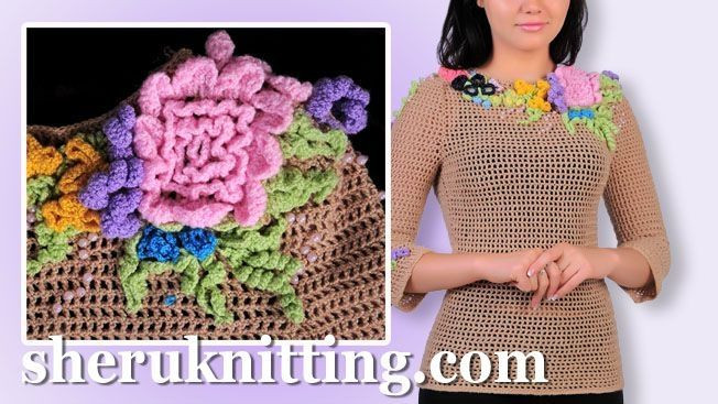 Inspiration. Crochet Fillet Blouses.