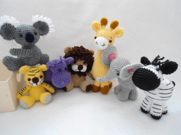 Inspiration. Crochet Zoo Animals.