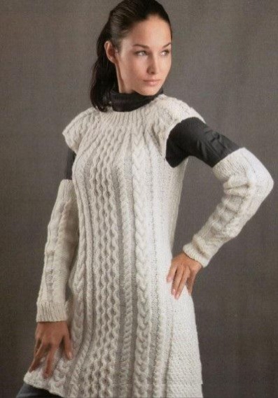​Knit Dress with Mittens
