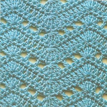 Relief Crochet Waves Pattern Relief Crochet Waves Pattern