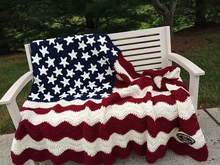 Helping our users. American Flag Crochet Blanket. Helping our users. American Flag Crochet Blanket.