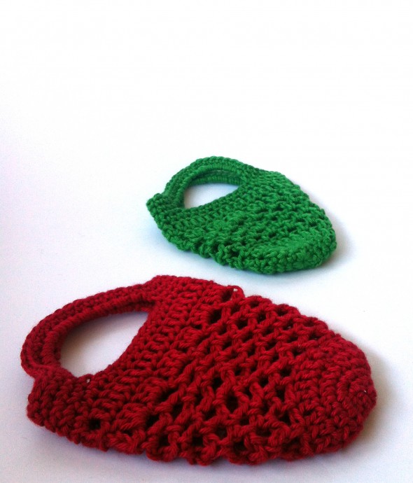 Helping our users. Small Crochet Gift Bag.