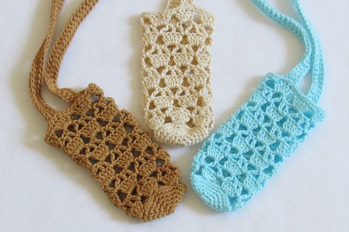 Inspiration. Crochet Bottle Cover.