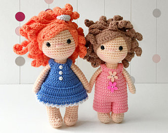 Inspiration. Crochet Dolls' Hair.