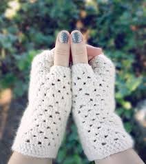 Inspiration. Crochet Fingerless Gloves.