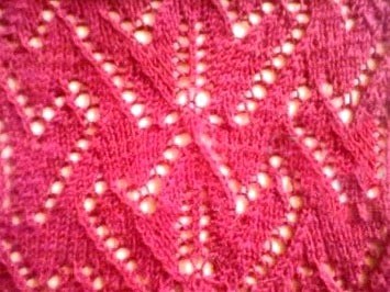 Relief Knit Flower Stitch