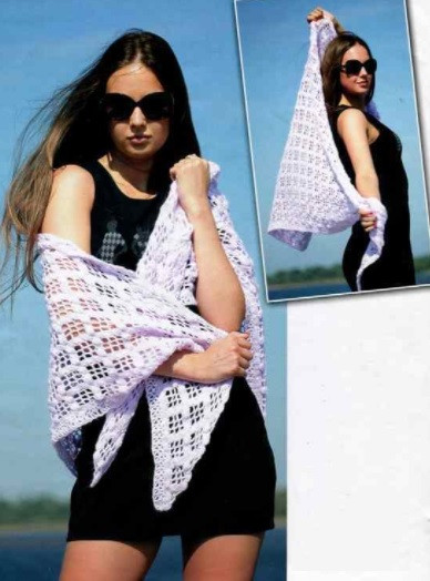Step-by-Step Guide to Create a Beautiful Light-Violet Shawl with Fringe Step-by-Step Guide to Create a Beautiful Light-Violet Shawl with Fringe