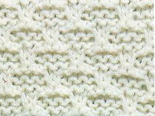 ​Fancy Cells Knit Stitch