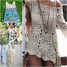 Inspiration. Crochet Summer Tunic.