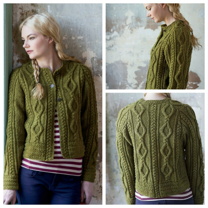 Inspiration. Knit Cardigans with Cables.