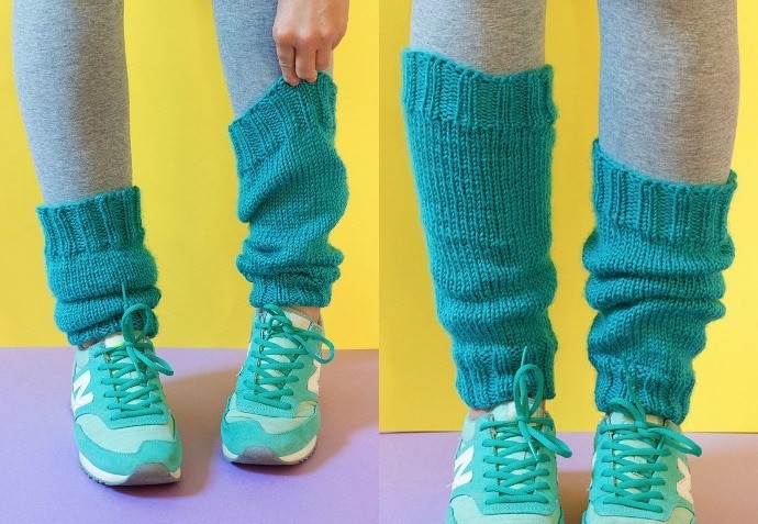 Inspiration. Knit Leg-Warmers.