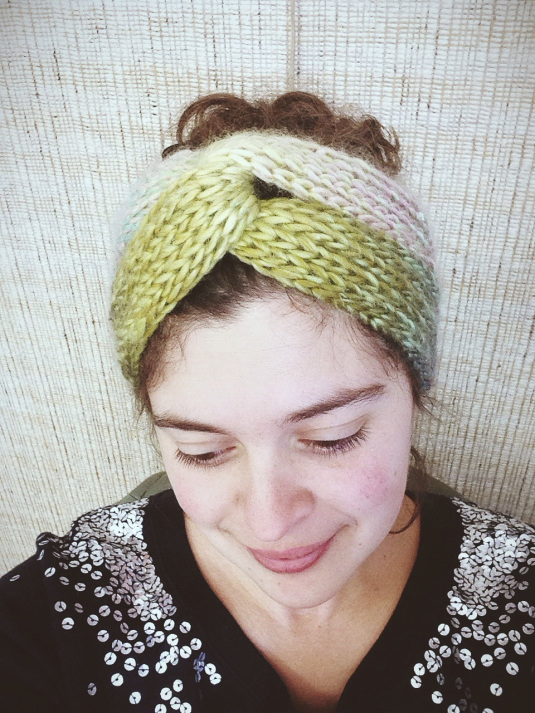 ​Brioche Stitch Knit Turban