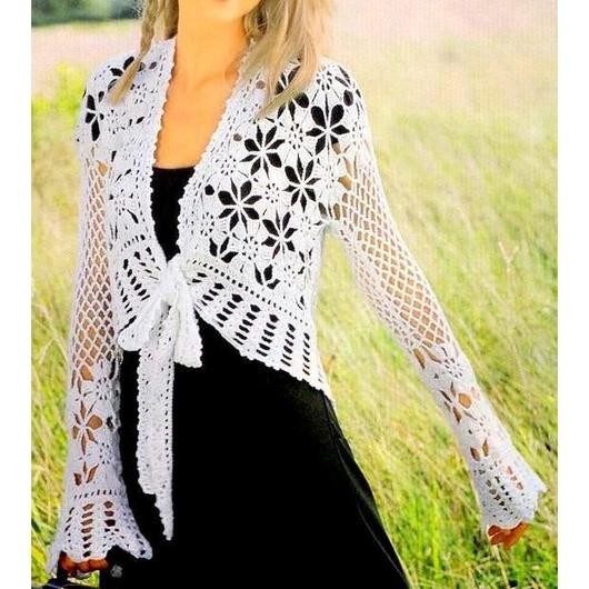 Inspiration. Crochet Summer Jacket.