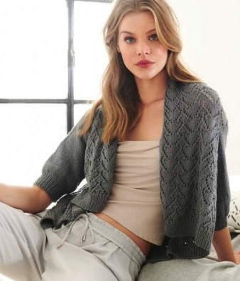 ​Knit Grey Shrug