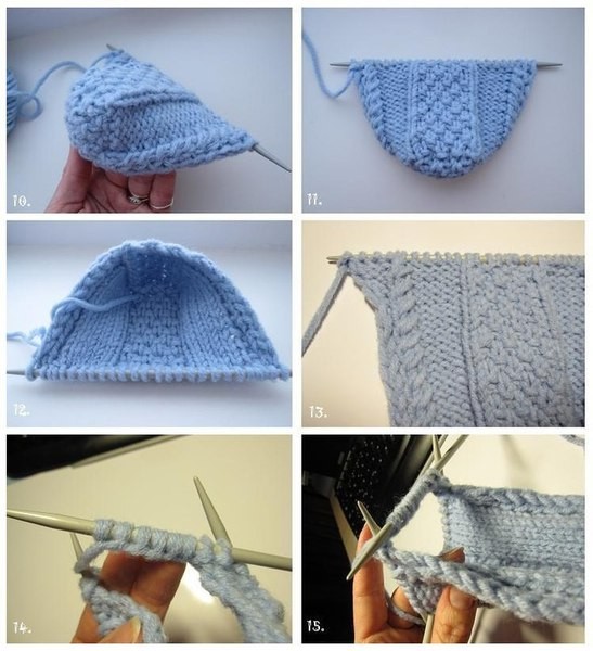 Knit Slippers in Process