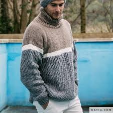 Inspiration. Knit Men's Pullovers.