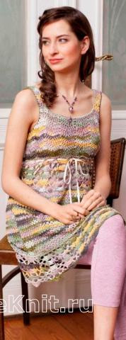 ​Melange Crochet Dress