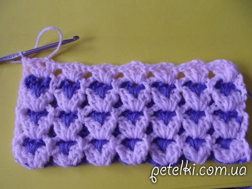 Two-Coloured Crochet Stitch