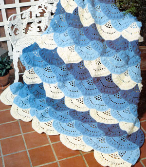 ​Crochet Sea Shells Afghan