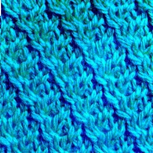 ​Diagonal Knit Pattern