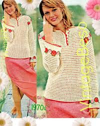 Inspiration. Crochet Fillet Blouses.