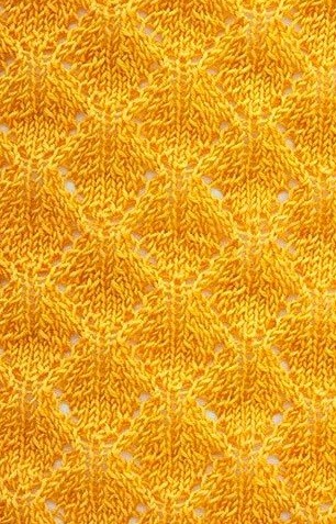 Relief Rhombs Knit Stitch Relief Rhombs Knit Stitch