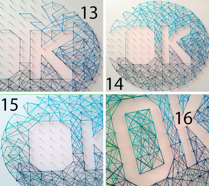 String Art Creative Sign String Art Creative Sign