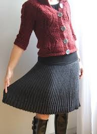 Inspiration. Knit Skirts.