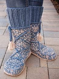 Inspiration. Knit Slippers.