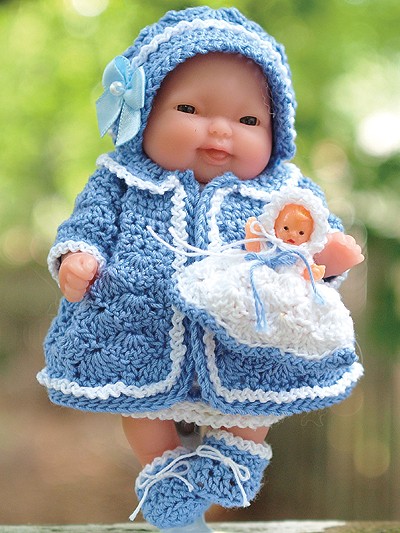 Inspiration. Crochet Clothes for Dolls.