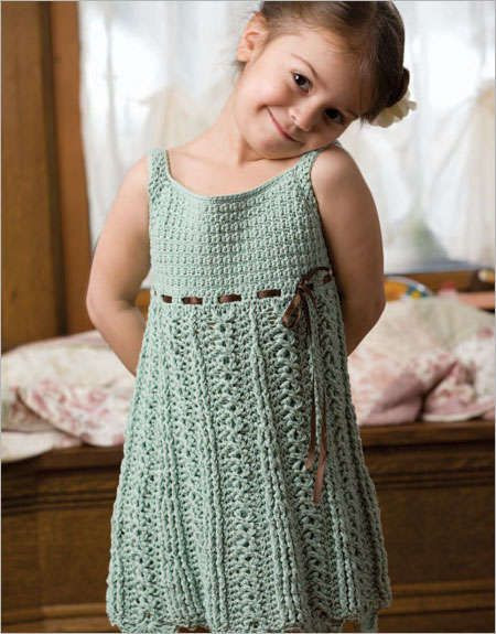 Inspiration. Crochet Toddler Dresses.