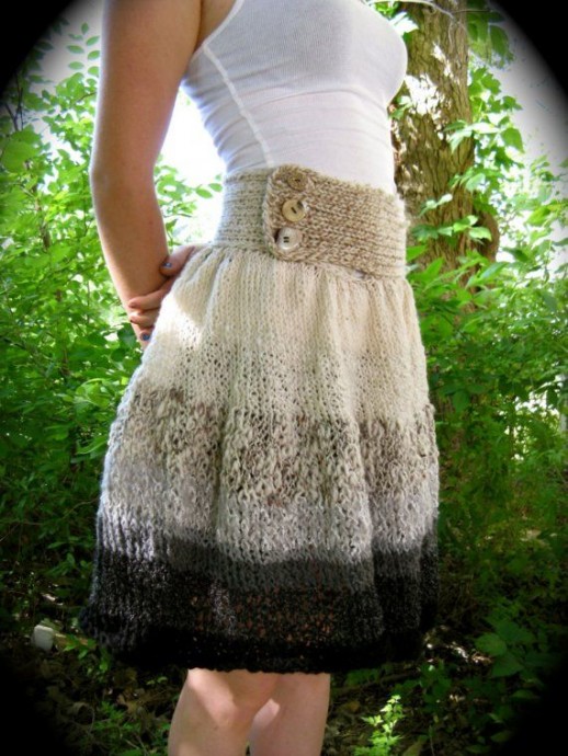 Inspiration. Knit Skirts.