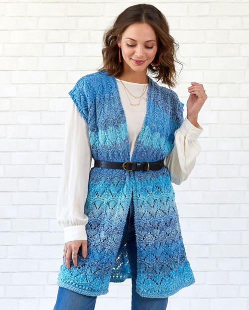 Long Knitted Vest Long Knitted Vest