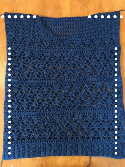 Relief Blue Tunic Relief Blue Tunic
