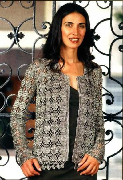 Crochet Grey Jacket