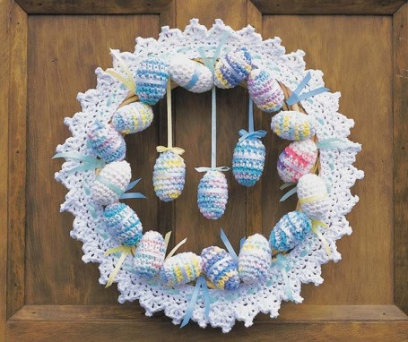 Helping our users. ​Crochet Easter Wreath.