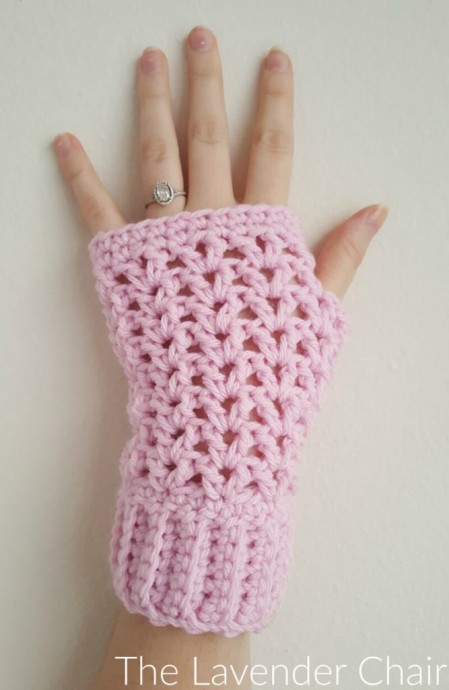 Inspiration. Crochet Fingerless Gloves.