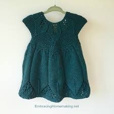 Inspiration. Knit Baby Girl Dresses.