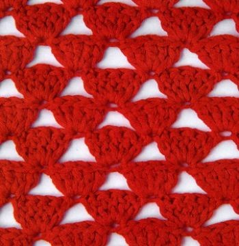 Relief Crochet Triangles Pattern Relief Crochet Triangles Pattern