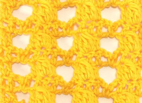 ​Crochet Bobbles and Ladder Pattern
