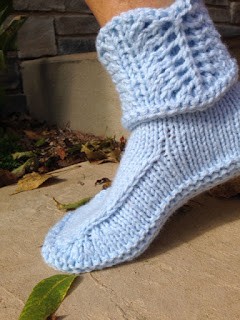 Helping our users. ​Knit Slipper-Boots.