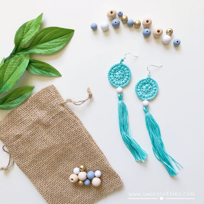 Inspiration. Crochet Earrings.