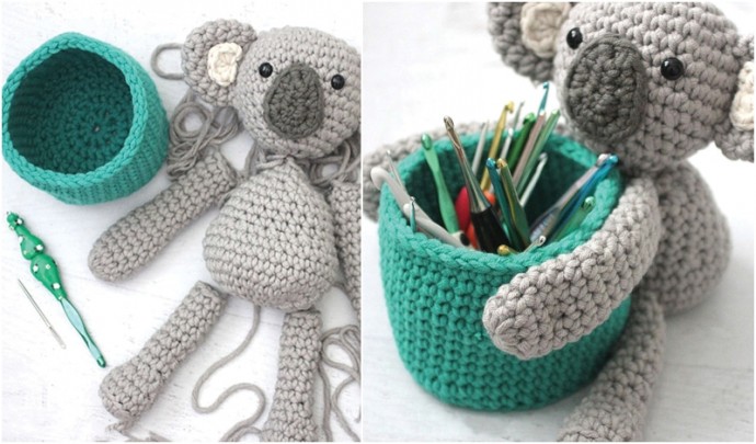 Inspiration. Crochet Toy Bags.