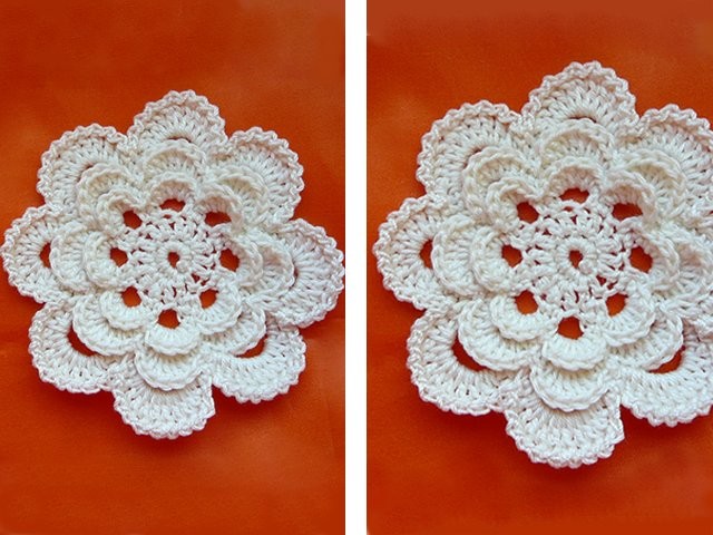 Irish Lace Crochet Rose