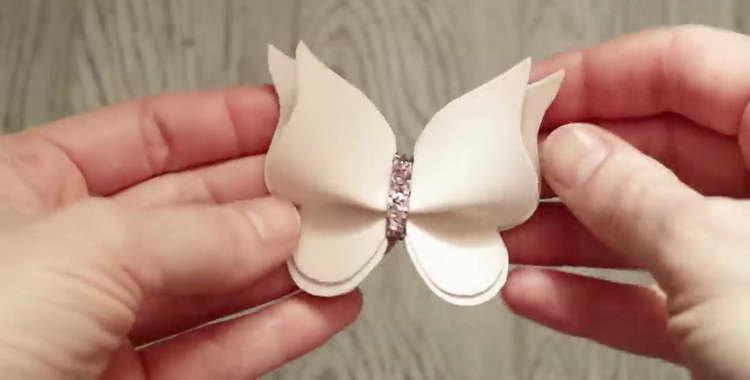 Foamiran Butterfly Hair Pin Foamiran Butterfly Hair Pin