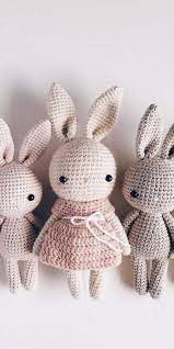 Inspiration. Crochet Bunnies.