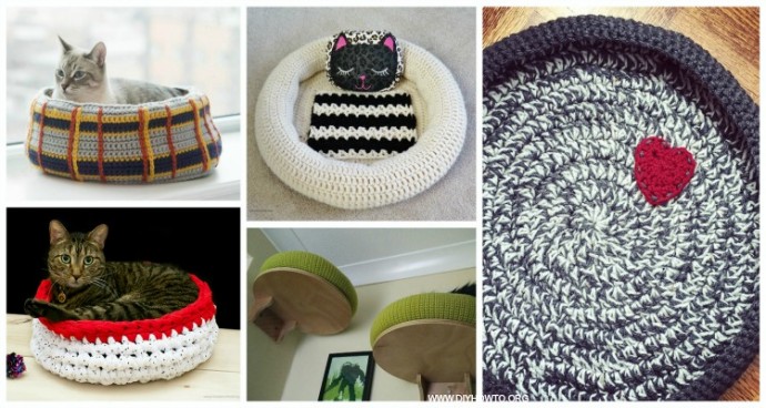 Inspiration. Crochet Pet's Houses.